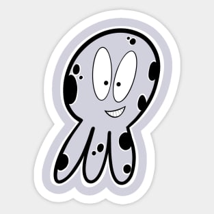 Cartoon Squid Sticker